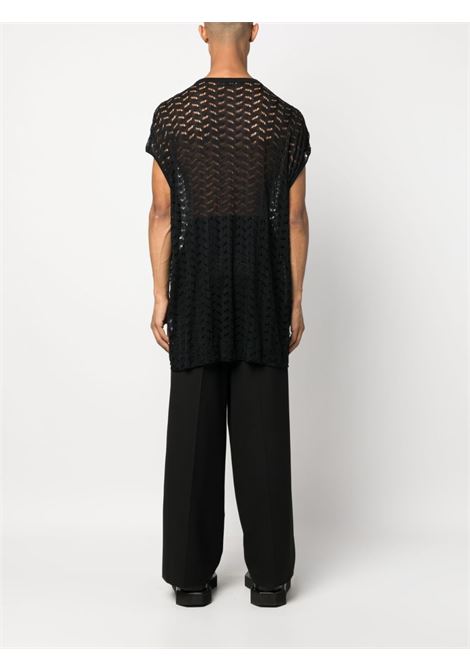 maglia traforata DRIES VAN NOTEN | T-shirt | HENGEL7362BLACK